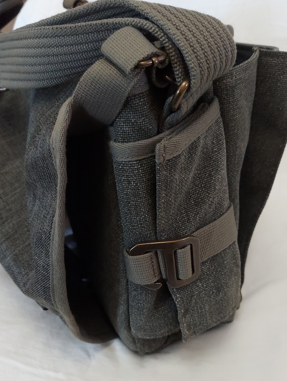 Think Tank Retrospective 7 V2.0 Canvas Shoulder Cameras Bag Pinstone Large NWOT - Picture 7 of 14